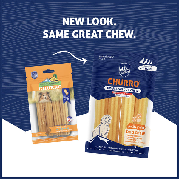 Himalayan Pet Supply Churro – Peanut Butter Dog Chew