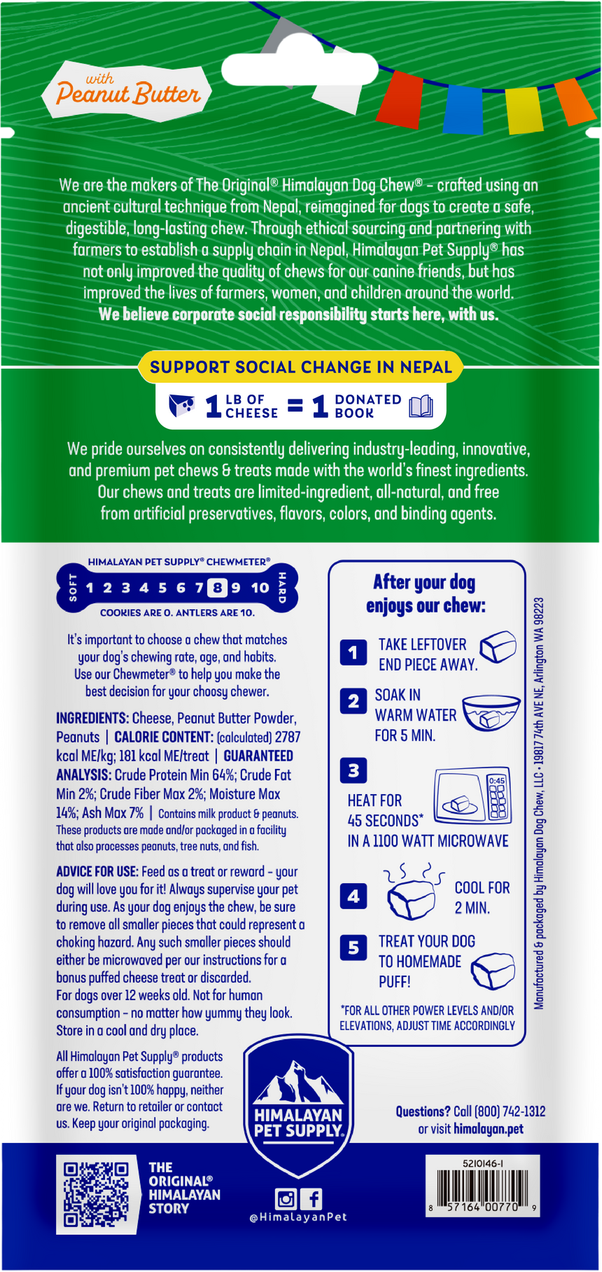 Himalayan Dog Chew® | Peanut Butter