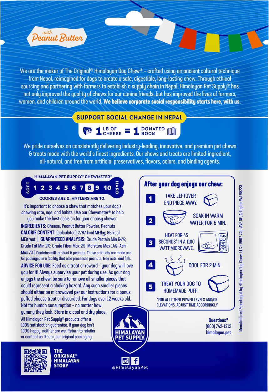 Himalayan Dog Chew® | Peanut Butter