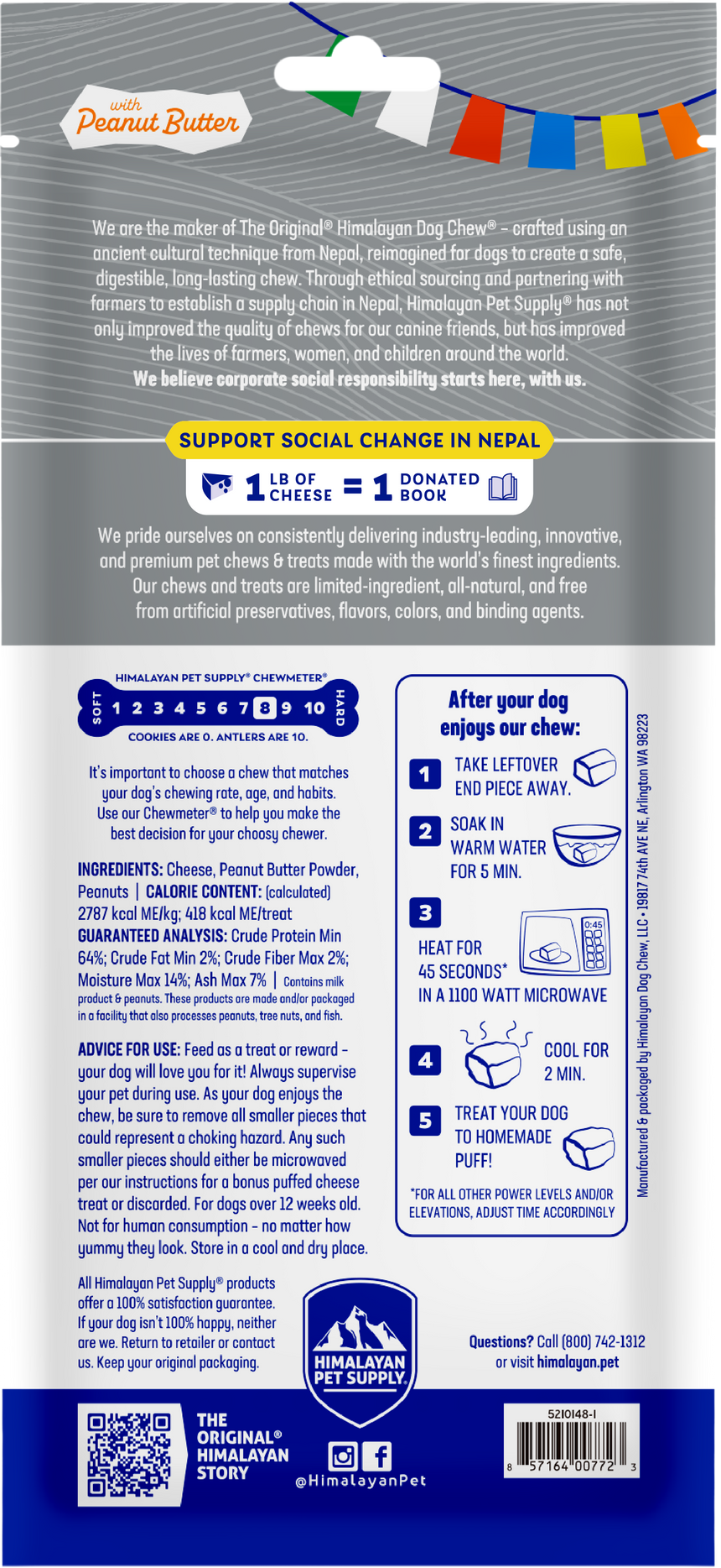 Himalayan Dog Chew® | Peanut Butter