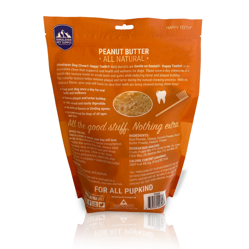 Happy Teeth Daily Dental | Peanut Butter